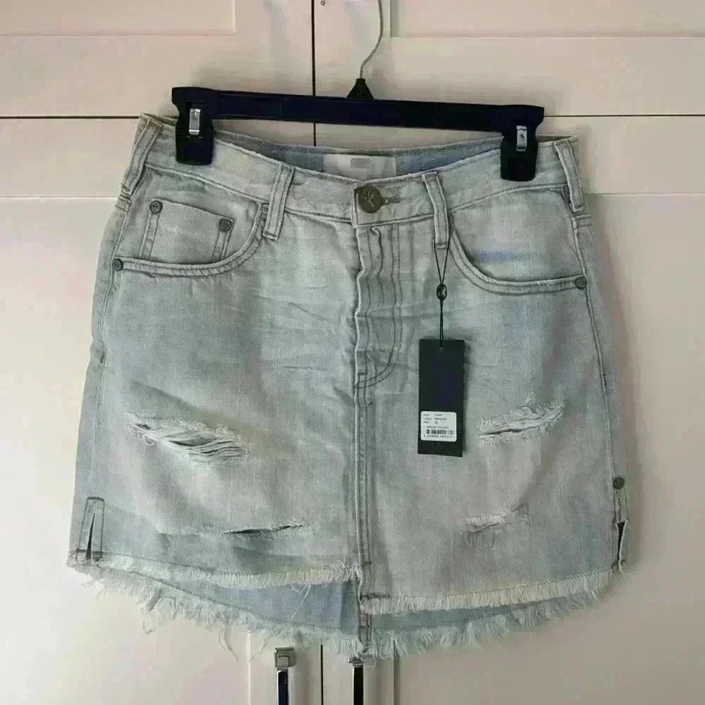 ONE TEASPOON High Waist 2020 Mini Skirt size 28 style: 21647 Brando NWT - Picture 4 of 11